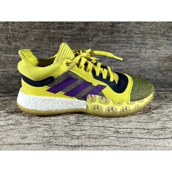 Adidas Marquee Boost Low Yellow/Purple Lakers Edition (Men's Size 11.5) Athletic Shoes